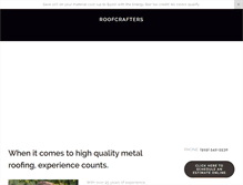 Tablet Screenshot of ncroofcrafters.com